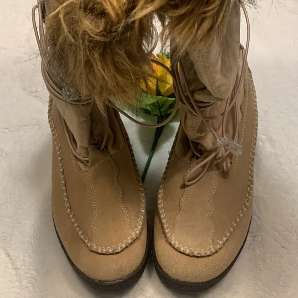 🌹 FLASH SALE 🔥Vintage Steve Madden Sequall - Like New Suede & Nylon Boots